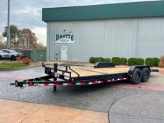 2022 P.J. Trailers Utility Trailer, Vin#4P51C2728N1372160, Pocket Stakes, Power Coated Tough, 14,000