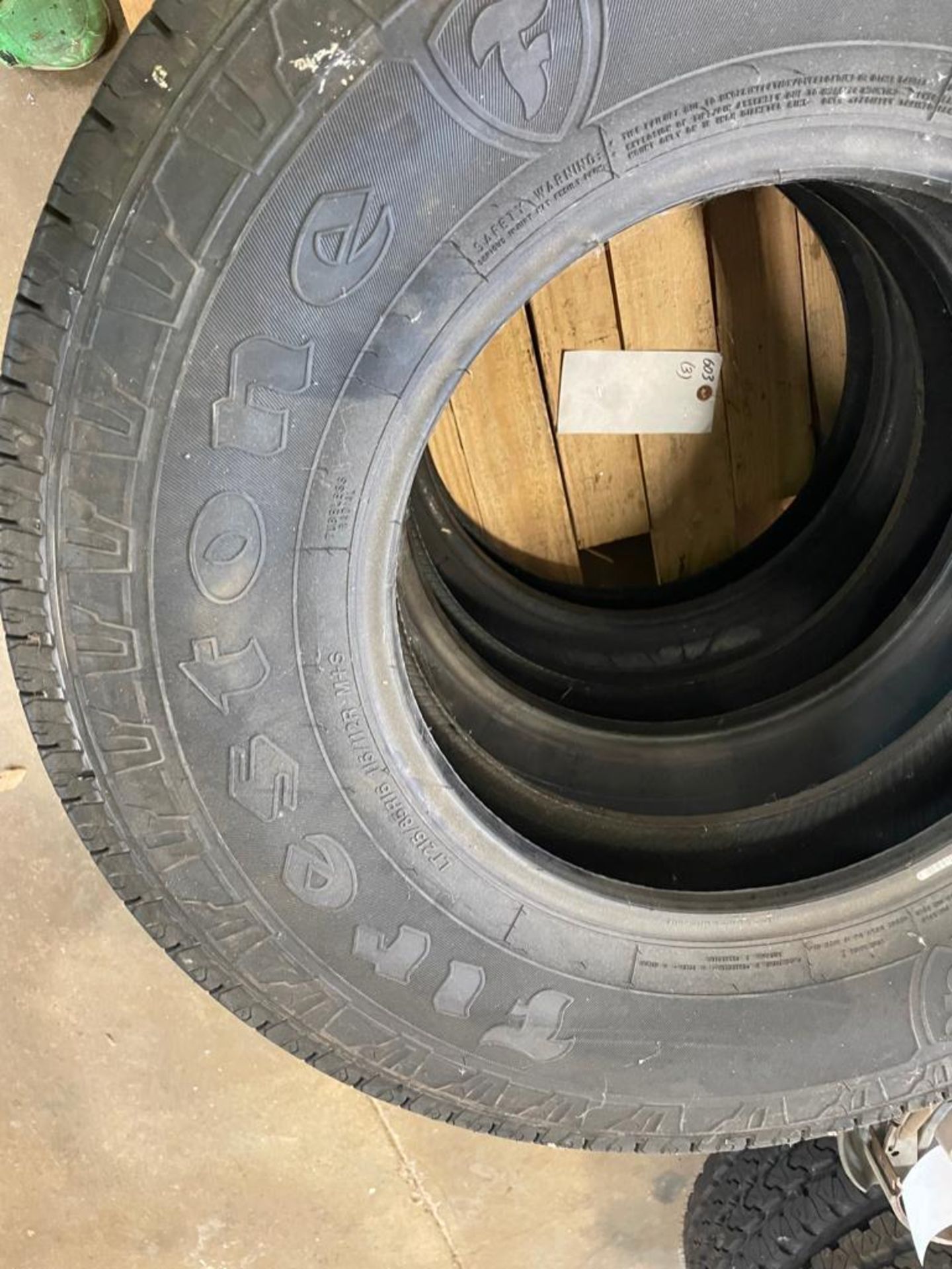 (3) New Firestone Transforce HT2, LT215/85R16 Tires. Located in Hazelwood, MO - Image 3 of 4