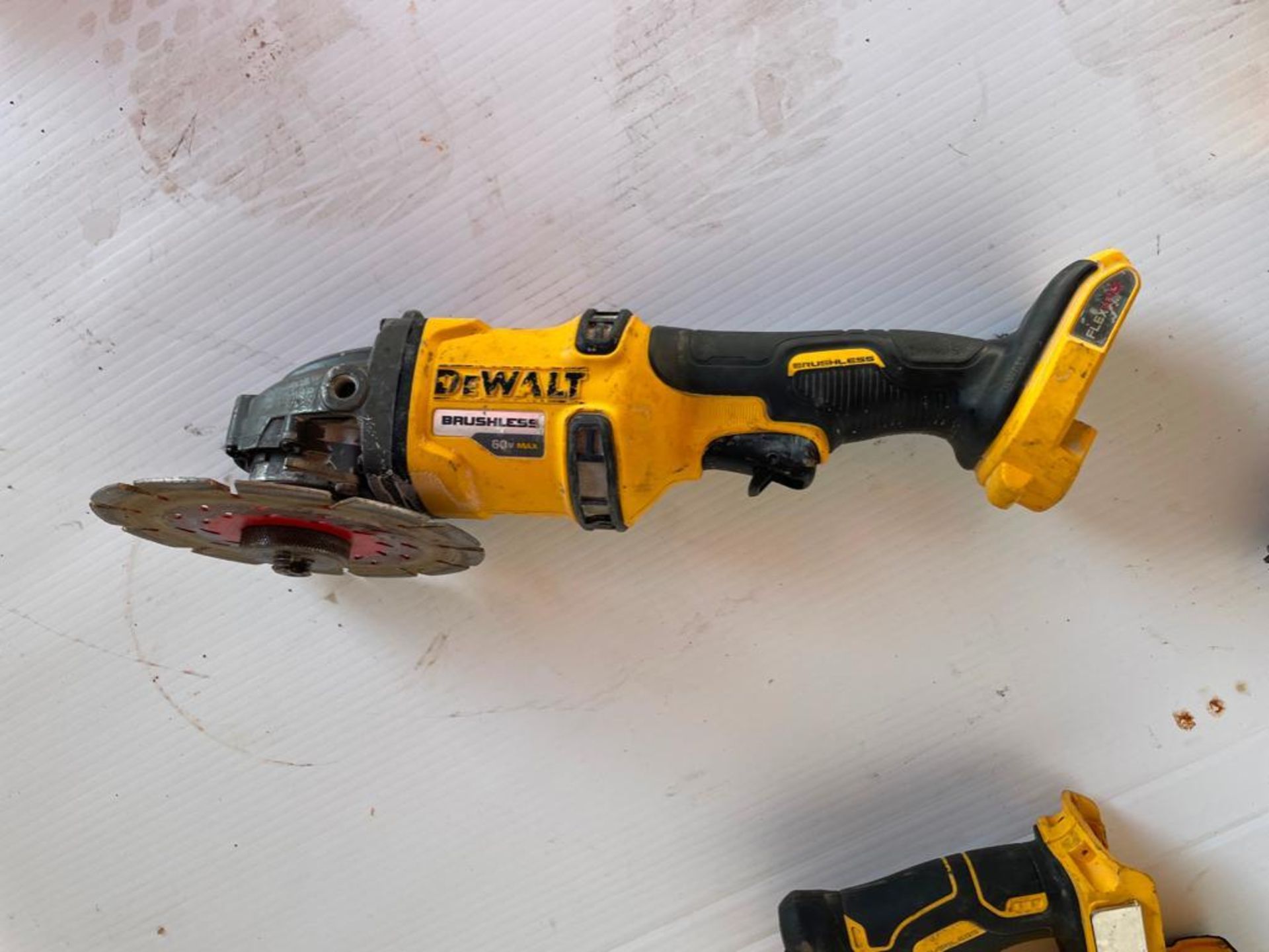 (3) Dewalt 20V Flex Volt Cordless Tools, XR Brushless Motor Hammer Drill, DCH273 SDS Brushless 1" Ha - Image 8 of 12