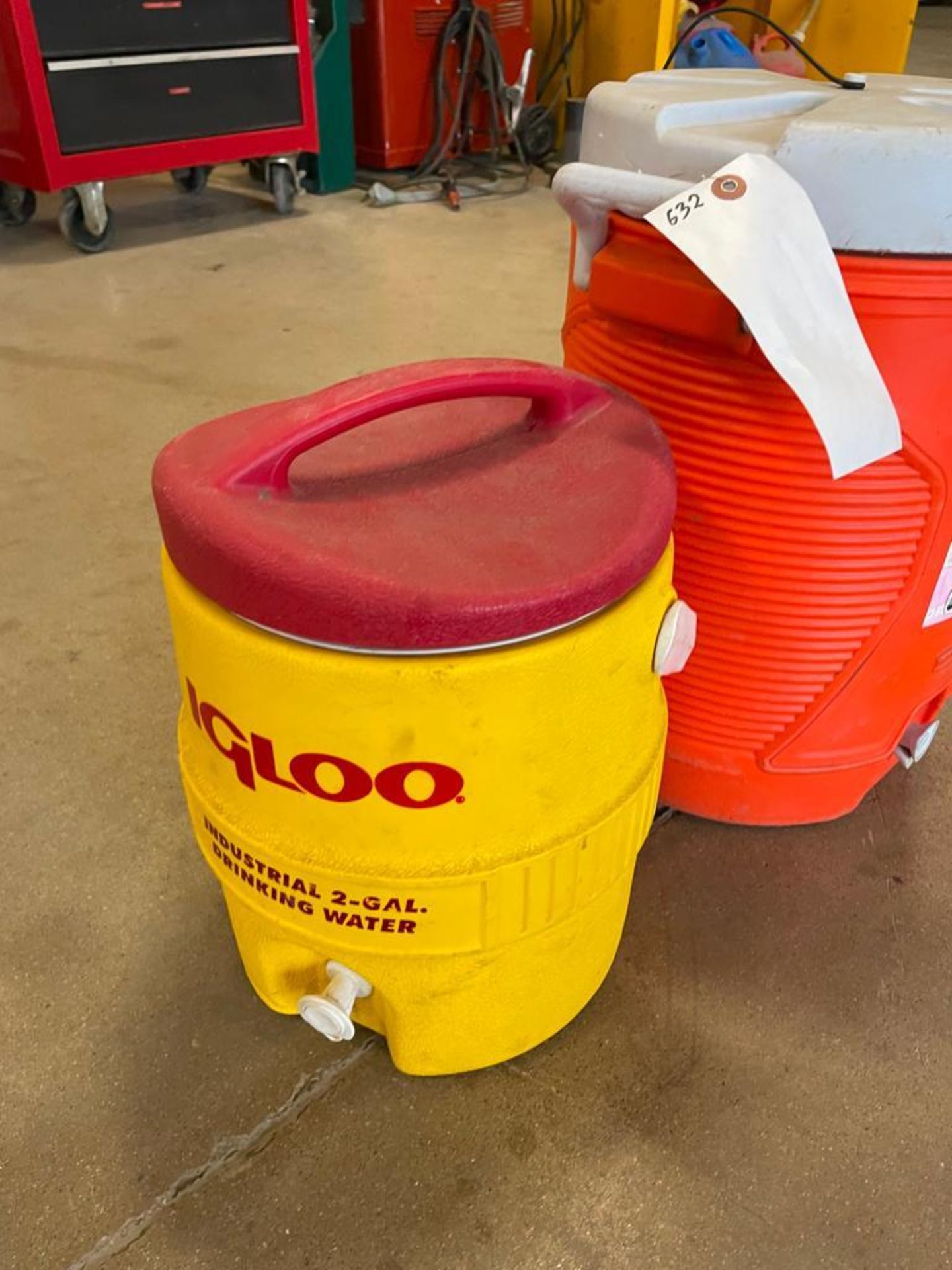 Lot of (2) Water Coolers, Igloo & Home Depot. Located in Hazelwood, MO - Image 2 of 3