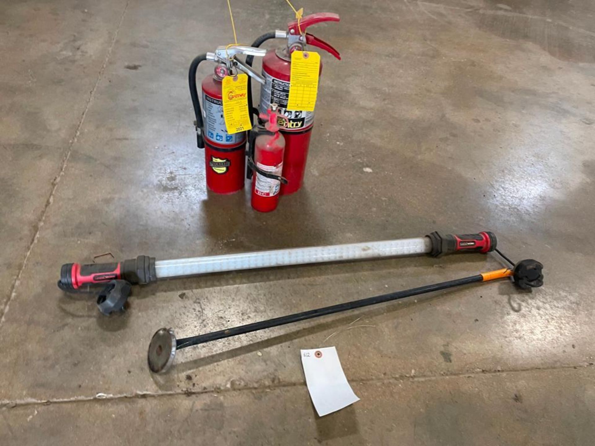 Fire Extinguishers, Light Stick & Magnet. Located in Hazelwood, MO