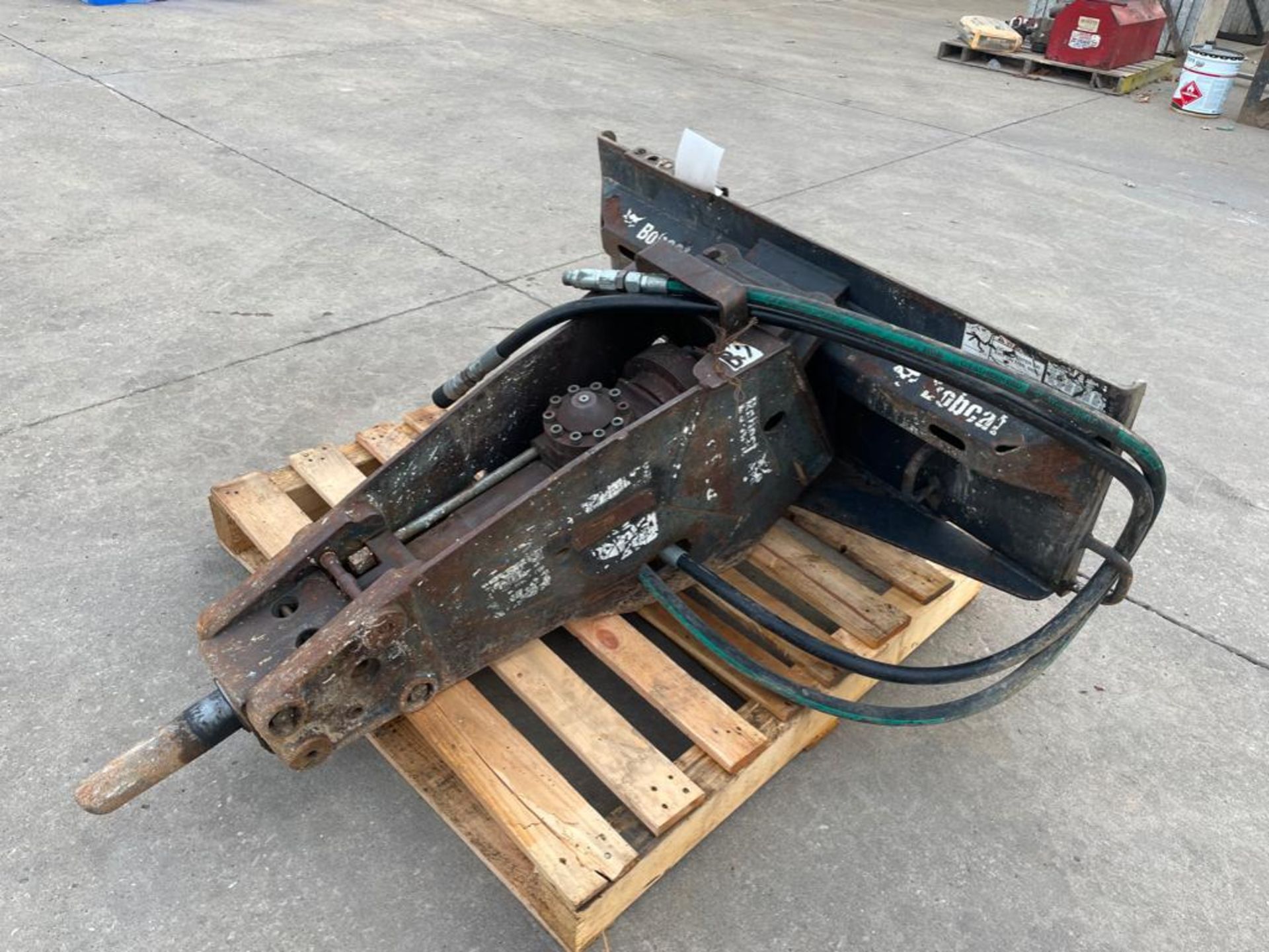 Bobcat Skid Steer Hammer Breaker Attachment. Located in Hazelwood, MO - Image 2 of 4