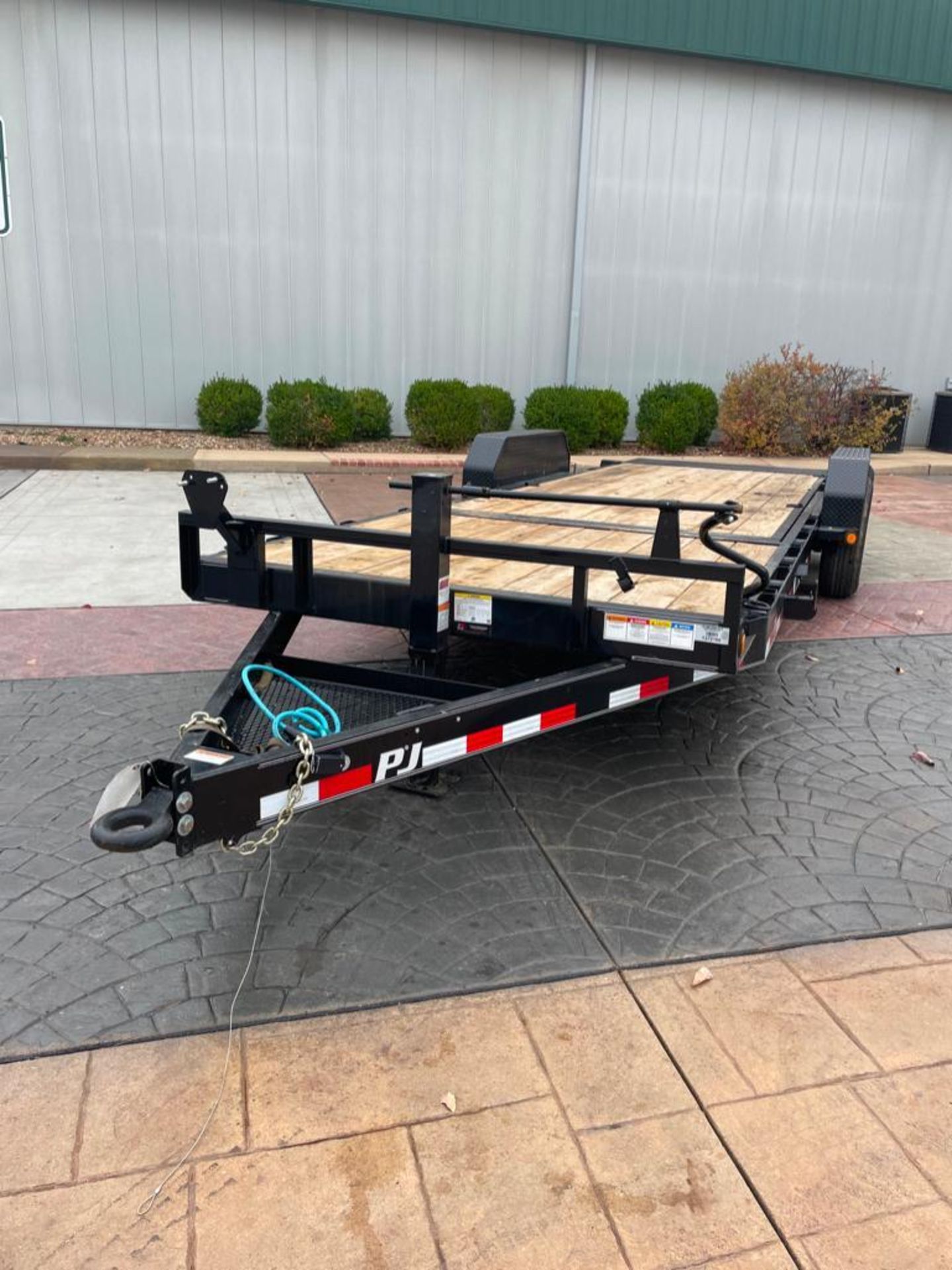 2022 P.J. Trailers Utility Trailer, Vin#4P51C2728N1372160, Pocket Stakes, Power Coated Tough, 14,000 - Image 2 of 20