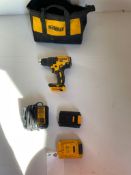 DeWalt DCD777 Cordless Drill Driver 1/2" with Battery, Charger & Case. Located in Hazelwood, MO