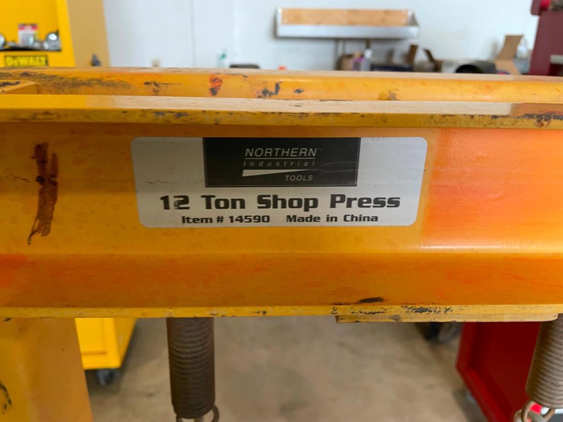 Northern Industrial 12 Ton Shop Press. Located in Hazelwood, MO - Image 3 of 4