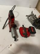 Milwaukee Grease Gun with M12 Red Lithium Battery & Charger. Located in Hazelwood, MO