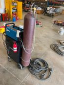 Miller Multimatic 215 Welder Portable Welder with Tank, Gauges & Cart. Parts Master Creeper, Magna C