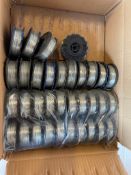 (34) Rolls of 50 Wire Coils for BNT-40 Cordless Rebar Tying Tool. Located in Hazelwood, MO