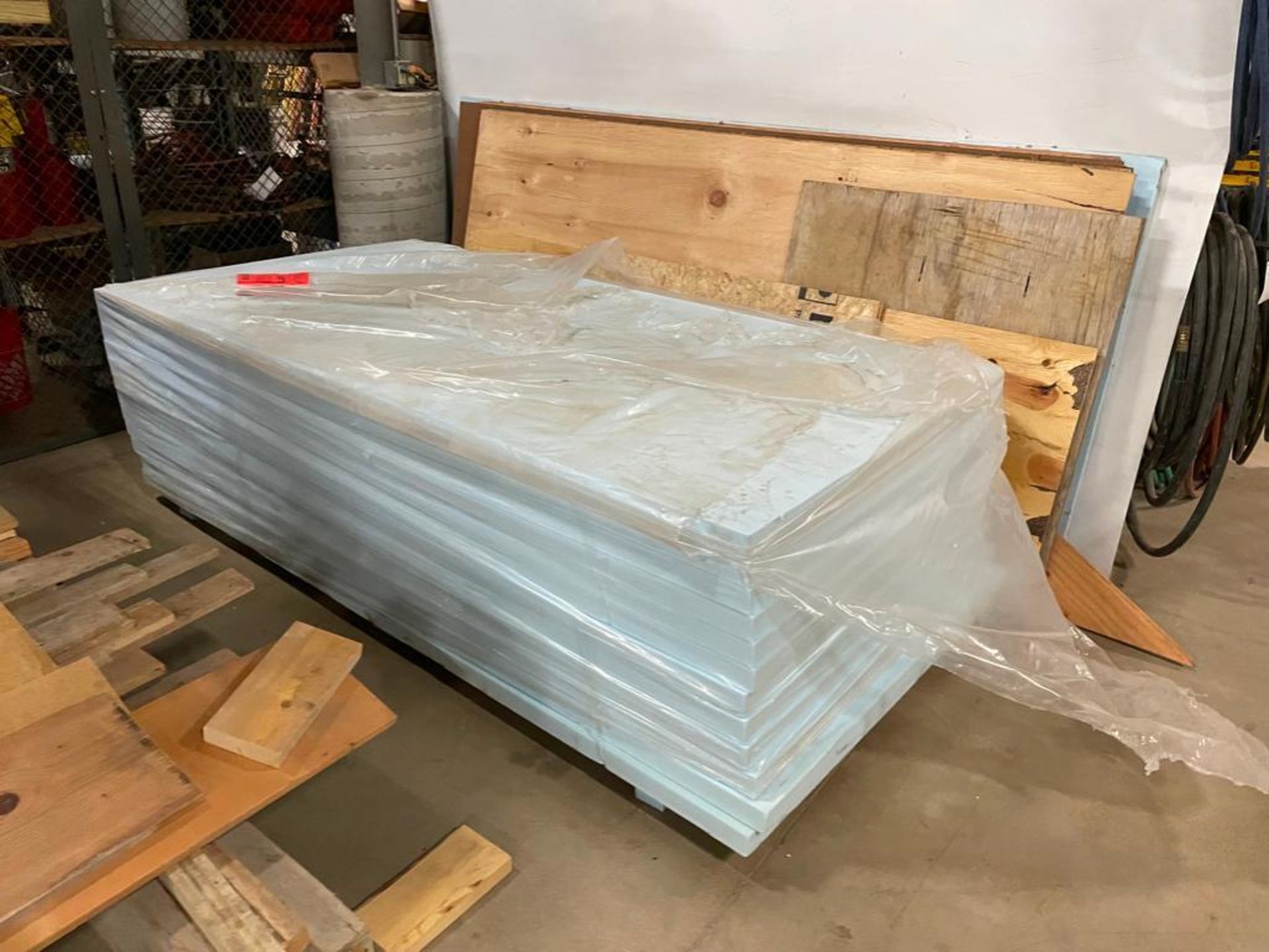 Pallet of Styrofoam Sheeting. Located in Hazelwood, MO