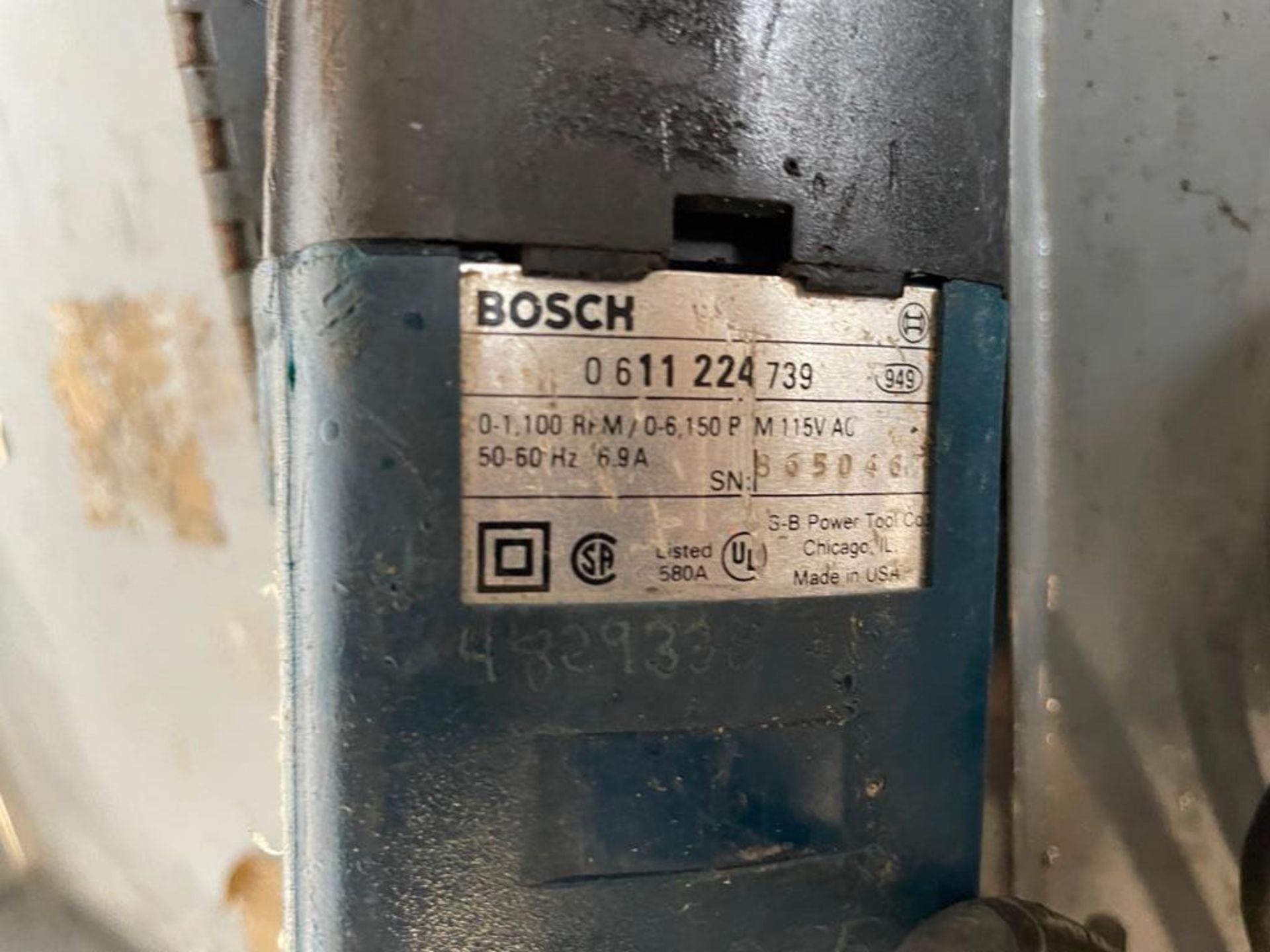 Bosch Bulldog 11224VSR Variable Speed Hammer Drill, 120V. Located in Hazelwood, MO - Image 5 of 5