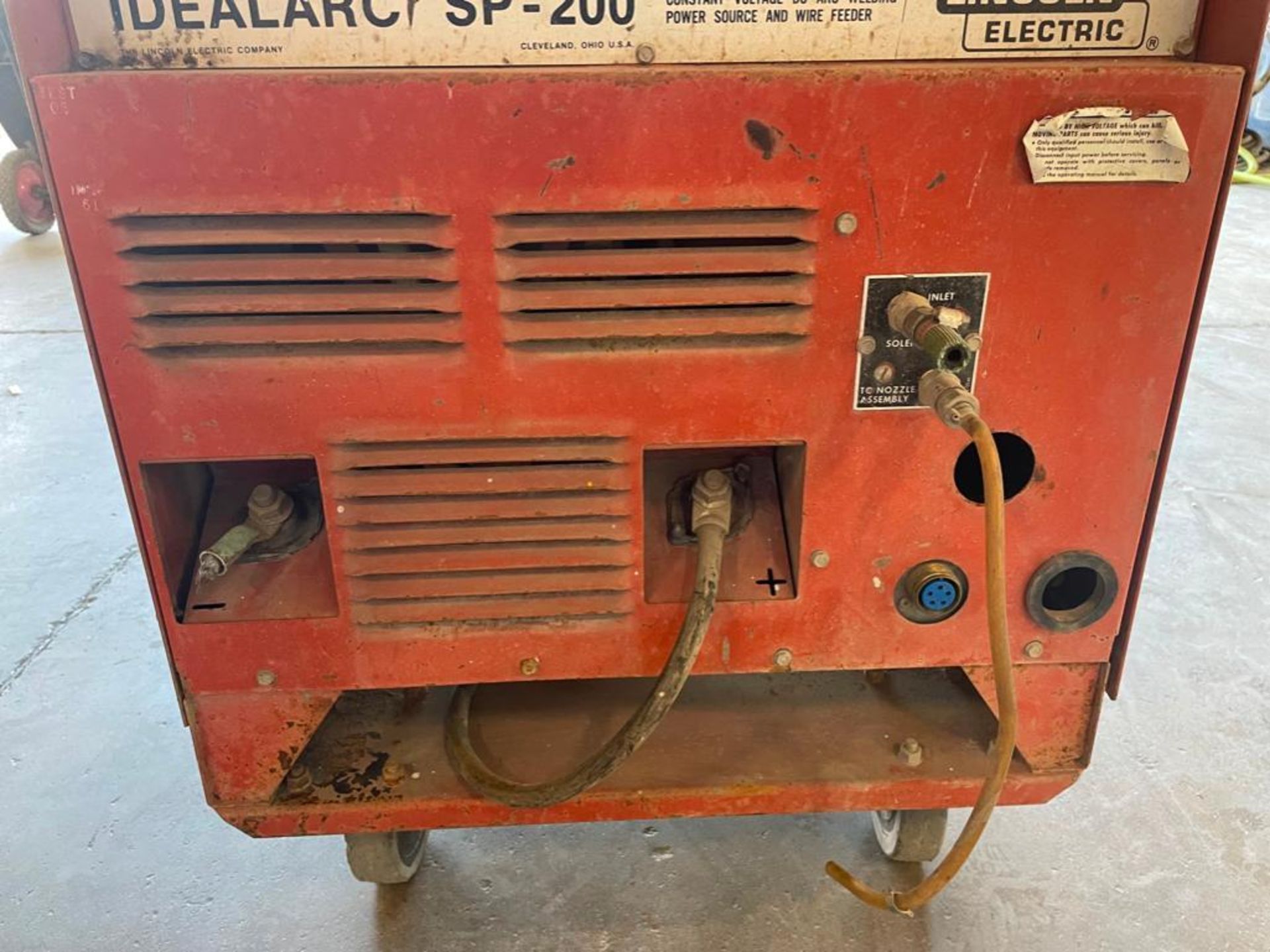 Lincoln Electric Idealarc SP-200 ARC Welder, Single Phase, 60 Hertz, 205/230 Volts, 50 Amps. Located - Image 6 of 6