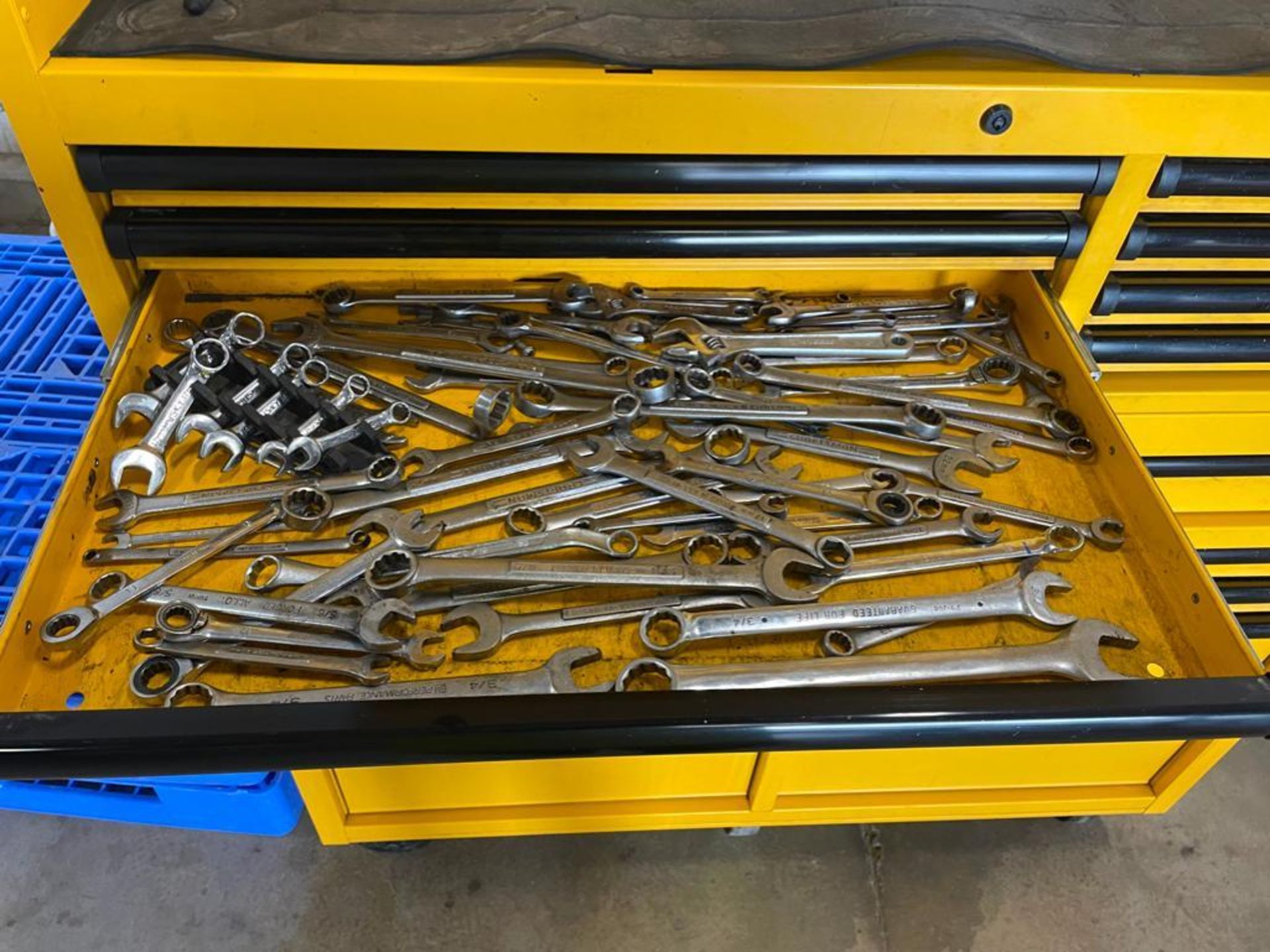 DeWalt Mechanics Tool Box with Contents, Wrenches, Sockets, Plyers, Pipe Wrench, Screwdrivers, etc. - Image 9 of 24