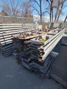 (30) 12" x 2" x 10' Steel Paving Forms. Located in Hazelwood, MO.