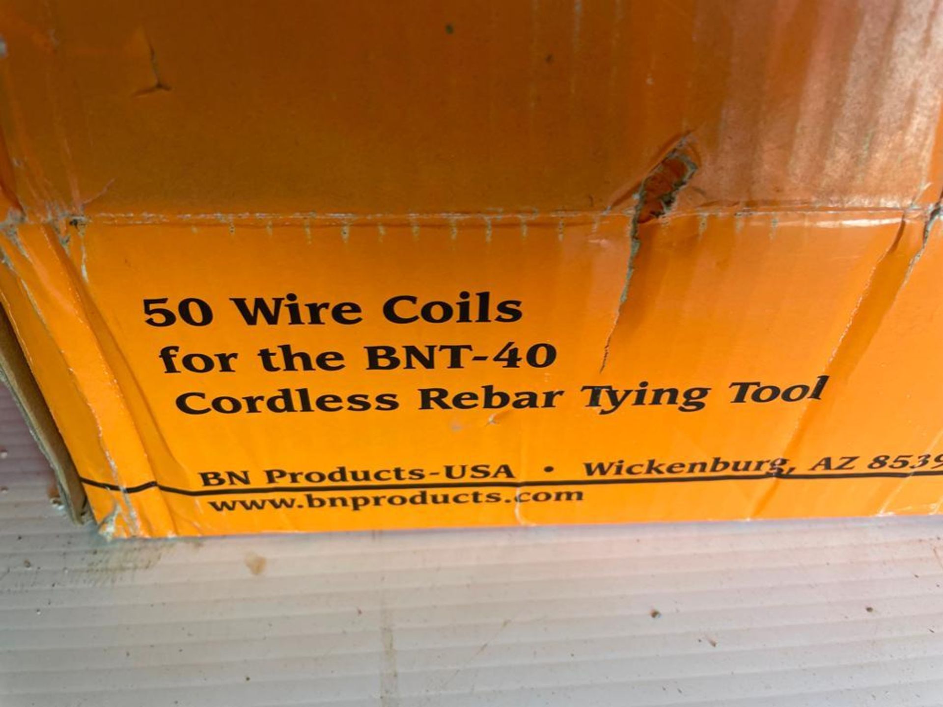 (34) Rolls of 50 Wire Coils for BNT-40 Cordless Rebar Tying Tool. Located in Hazelwood, MO - Image 2 of 2