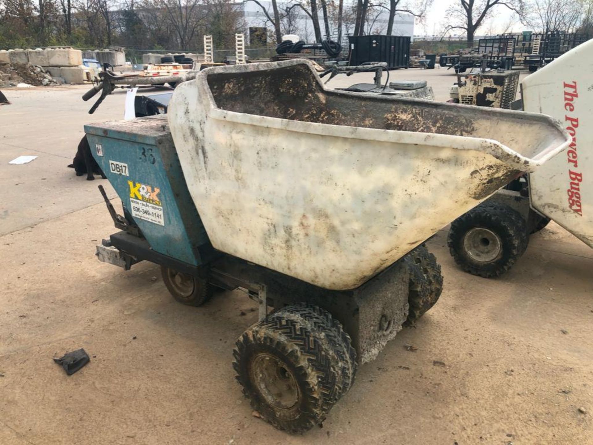 Bartell Morrison DB17P Concrete Buggy, Serial #129061, 17 Cubic Ft. Located in Hazelwood, MO