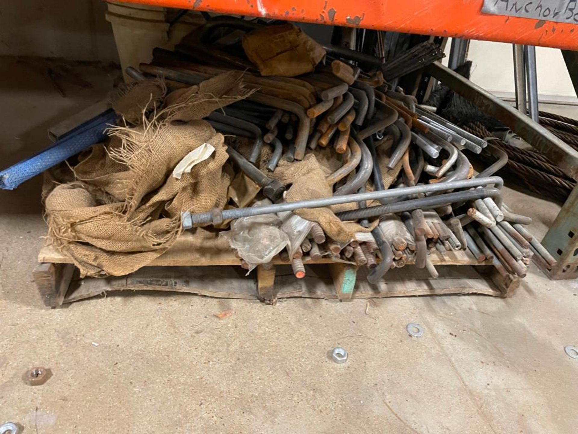 Contents of Shelf & Pallet, Various Size Anchor Bolts. Located in Hazelwood, MO - Image 2 of 10