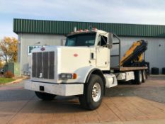 2003 Peterbilt Boom Truck, Vin #2NPFLU0X13M597035, 199,511 miles, Cat Model C-12 Engine, Serial #2KS