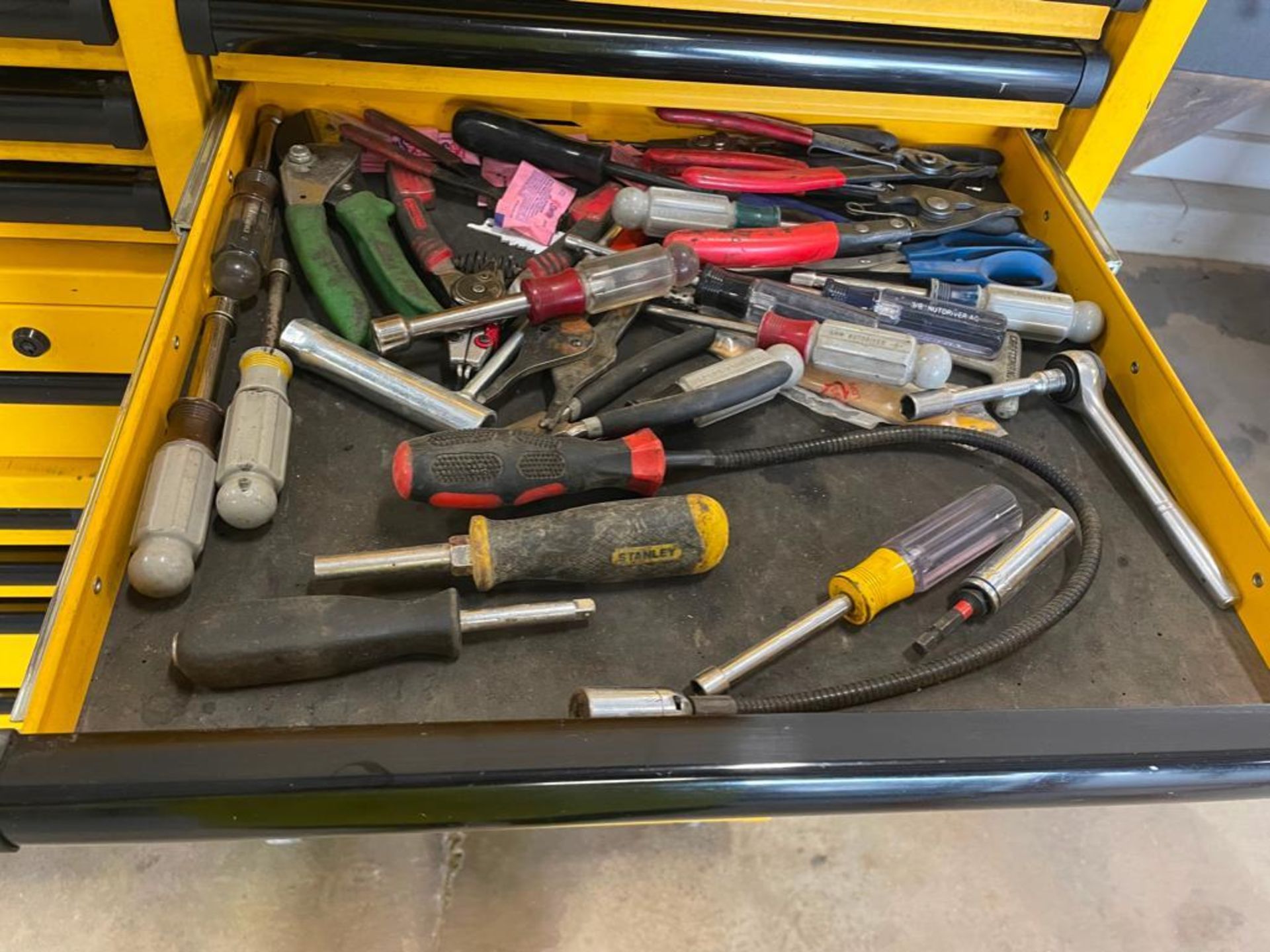 DeWalt Mechanics Tool Box with Contents, Wrenches, Sockets, Plyers, Pipe Wrench, Screwdrivers, etc. - Image 13 of 24