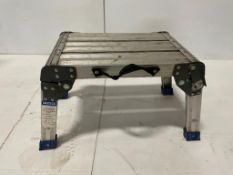 Aluminum Single Step Stool. Located in Hazelwood, MO