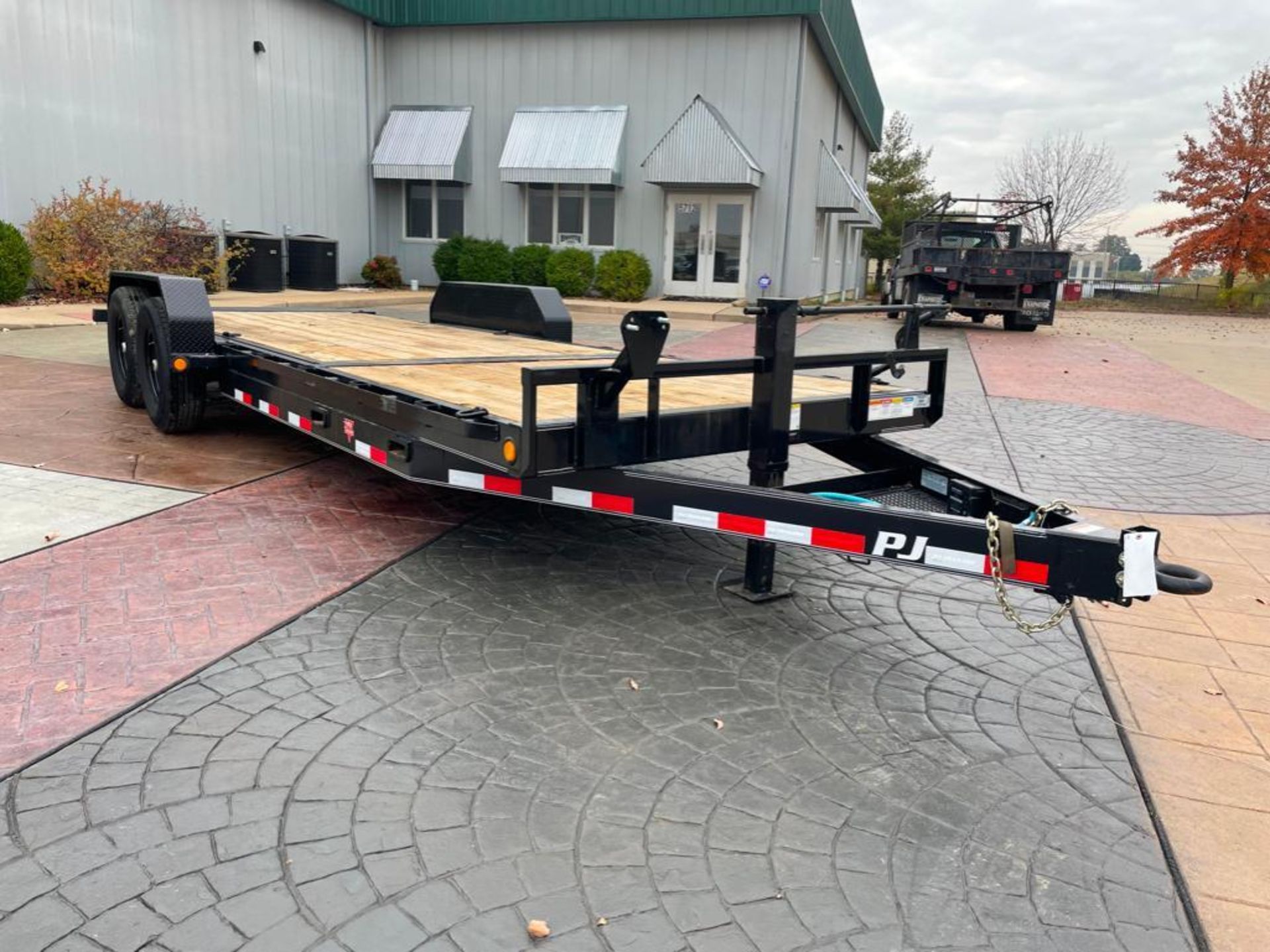 2022 P.J. Trailers Utility Trailer, Vin#4P51C2728N1372160, Pocket Stakes, Power Coated Tough, 14,000 - Image 5 of 20