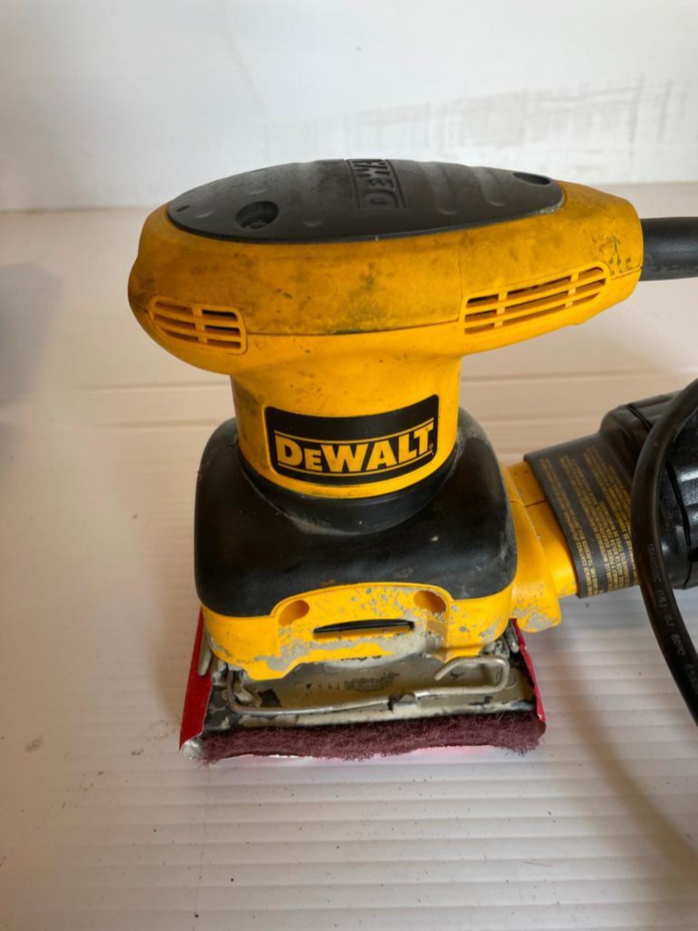 (2) DeWalt D26441 Palm Sander 1/4 Sheet, 120V in Case with Dust Collection Bag. Located in Hazelwood - Image 7 of 9