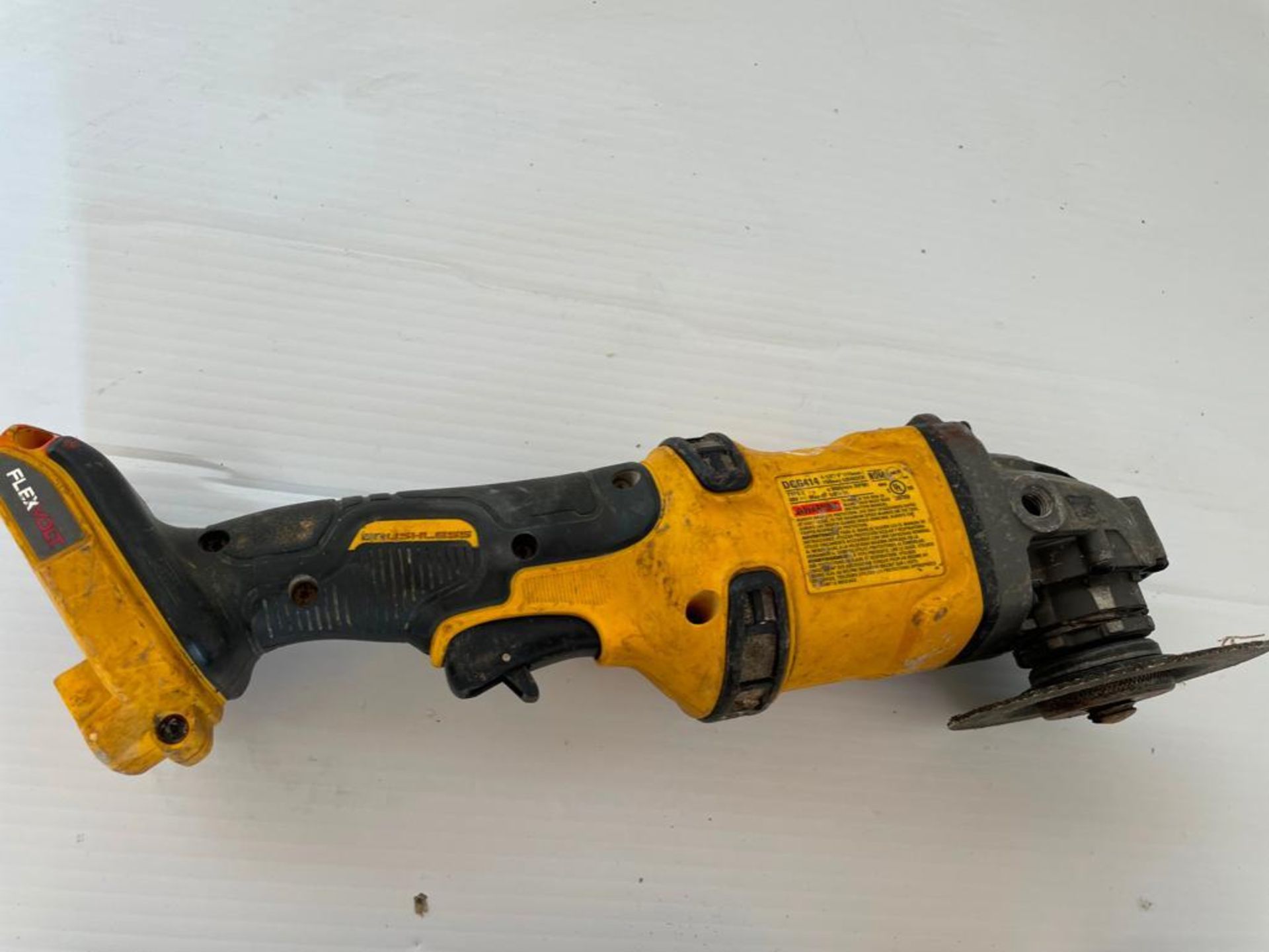 (3) DeWalt Cordless Power Tools, DCG414 Grinder 4 1/2"-6", DCS388 Variable Speed Reciprocating Saw, - Image 4 of 12