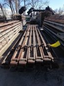 (20) 4" x 2" x 10' Steel Paving Forms. Located in Hazelwood, MO.