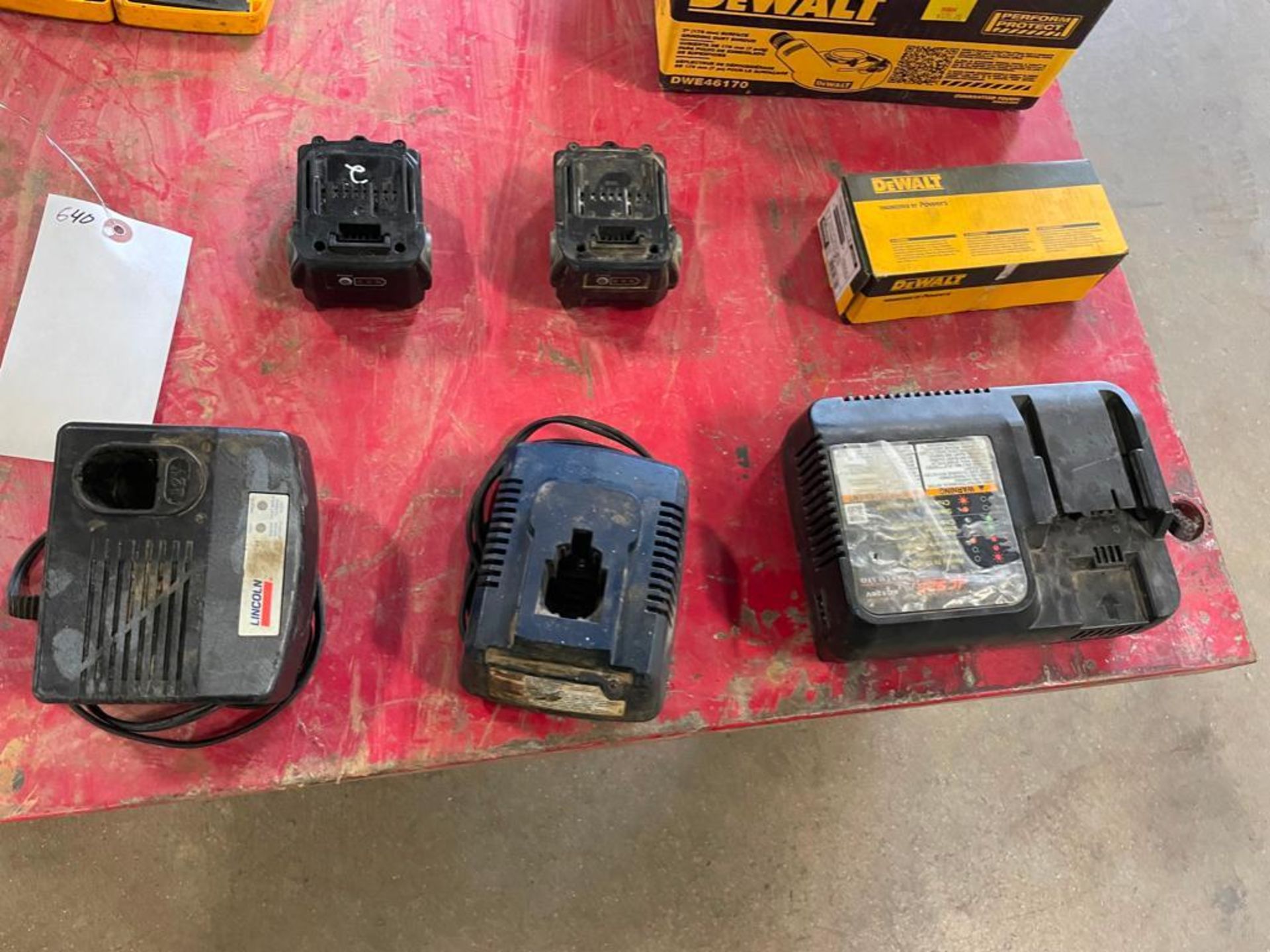 Miscellaneous DeWalt parts, chargers, bits, etc. Located in Hazelwood, MO - Image 5 of 14