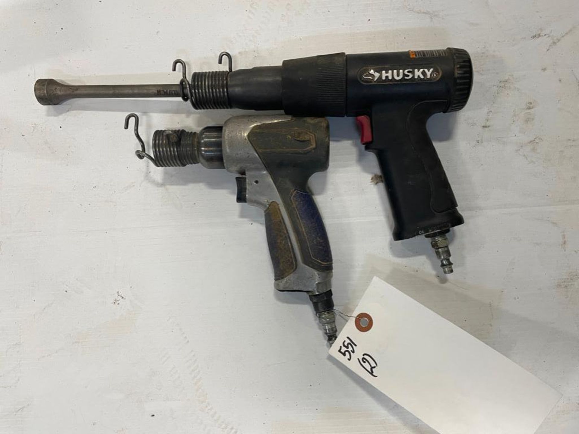 (2) Pneumatic Air Tools Husky Vibration Damped Air Hammer, Serial #17031235 & Kobalt. Located in Haz