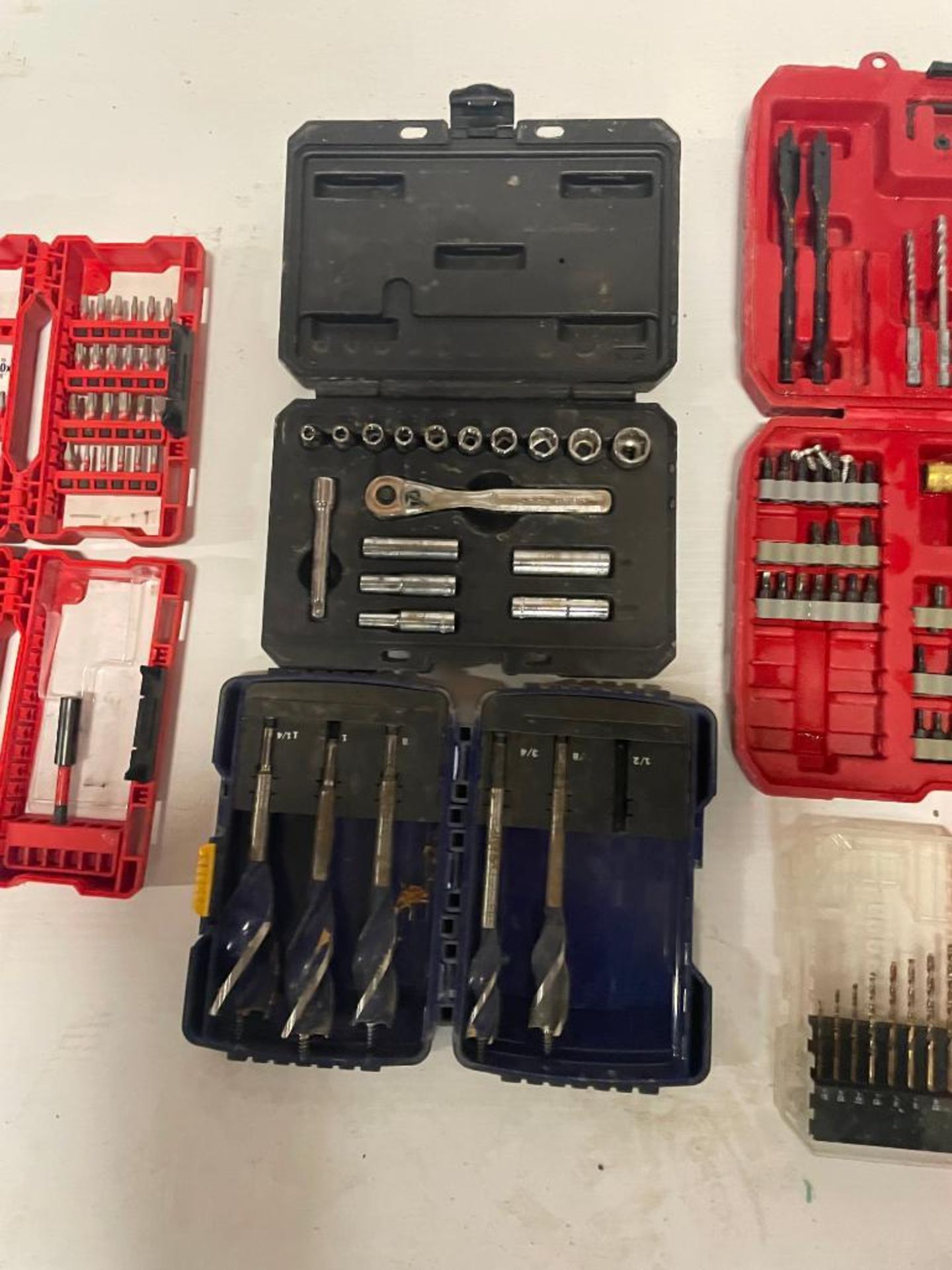 (6) Various Size Socket Sets, Drill Sets, Drill Bits, Screw Driver Bits. Located in Hazelwood, MO - Image 5 of 11