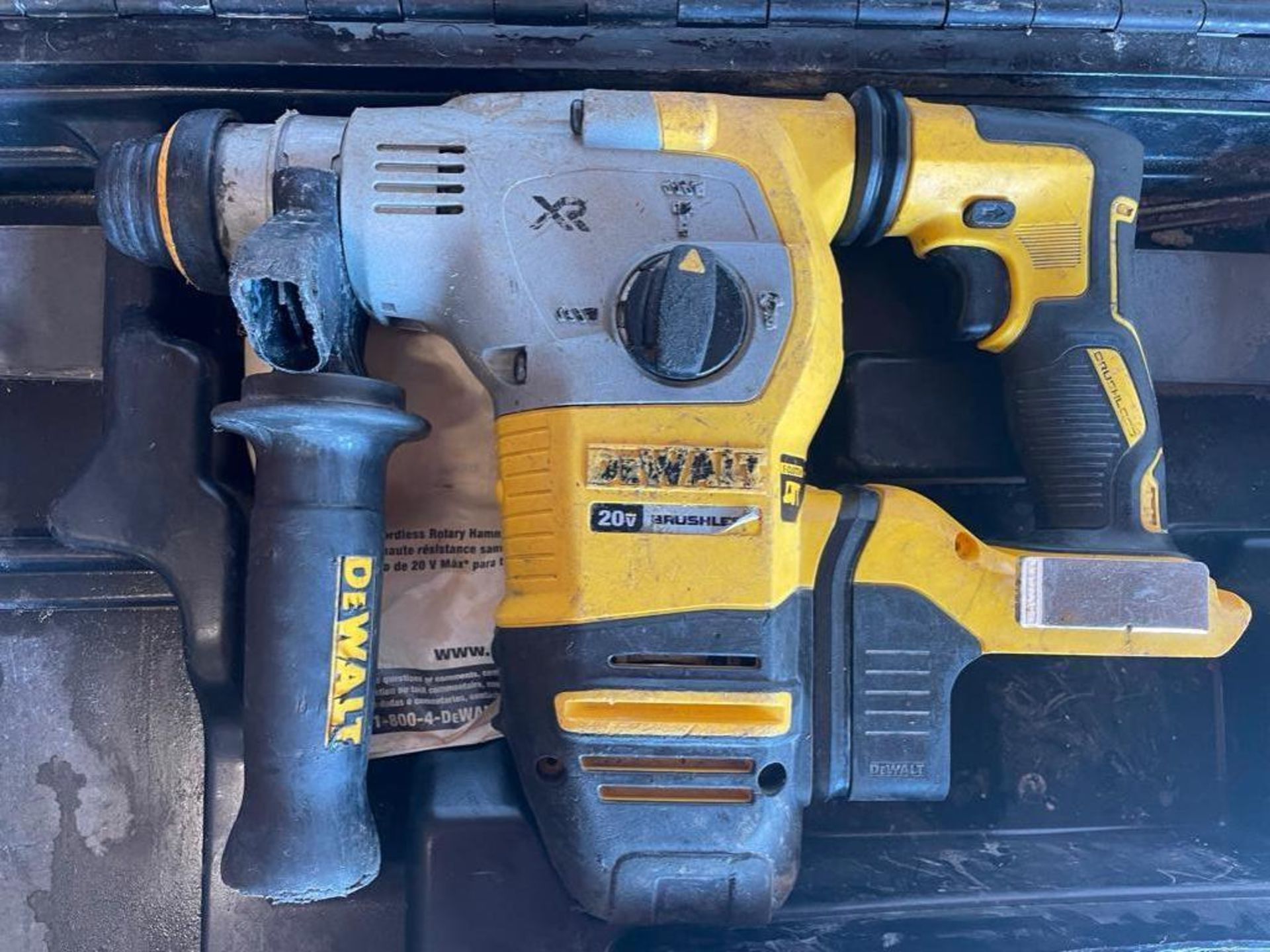 DeWalt DCH293 20V Heavy Duty Cordless Rotary Hammer in Case. Located in Hazelwood, MO - Image 2 of 7