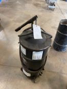 Drum of 80W0- Extreme Pressure Gear Oil & Hand Pump. Located in Hazelwood, MO