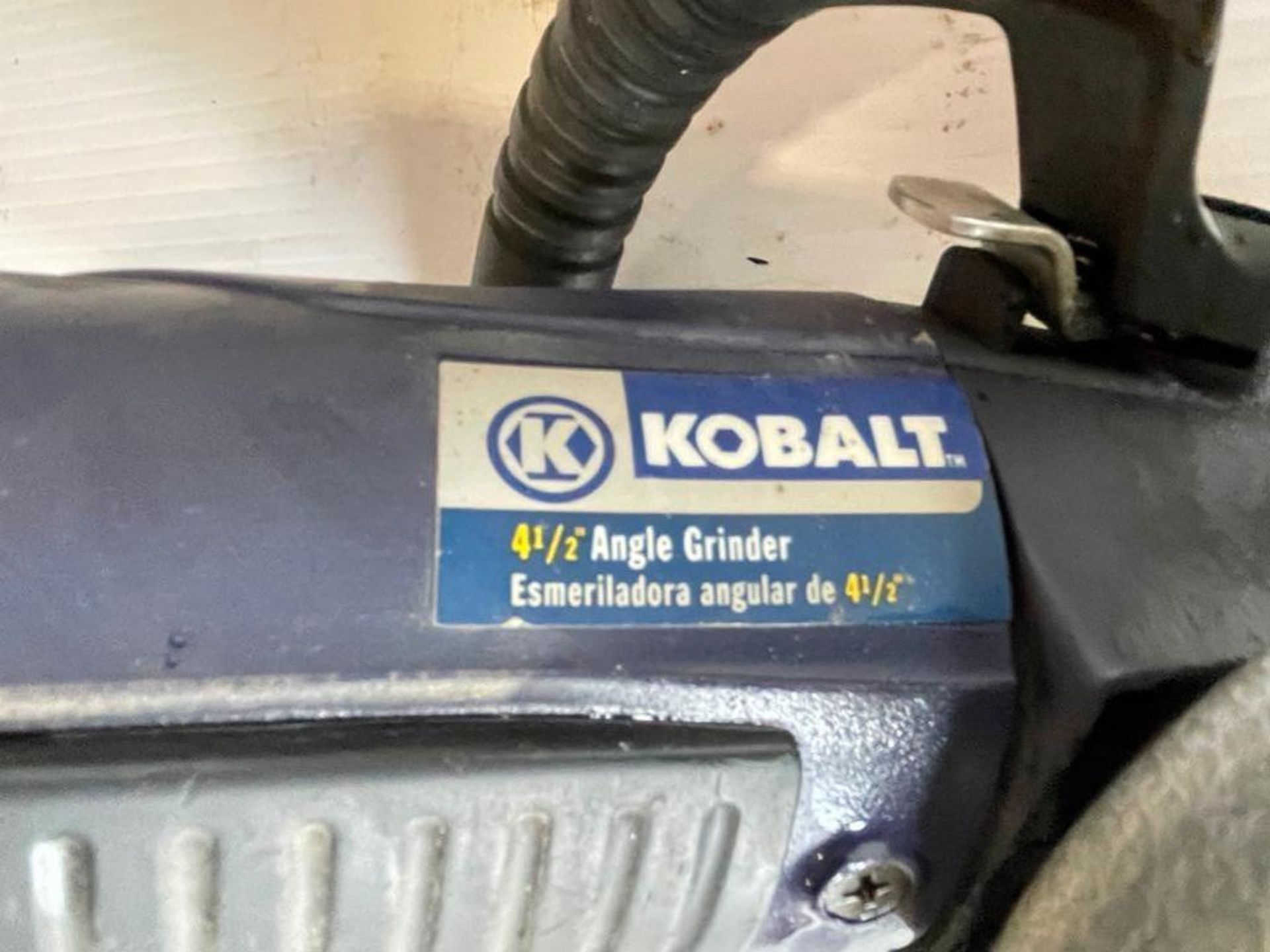 Kobalt 4 1/2" Angle Grinder, 120V. Located in Hazelwood, MO - Image 5 of 6