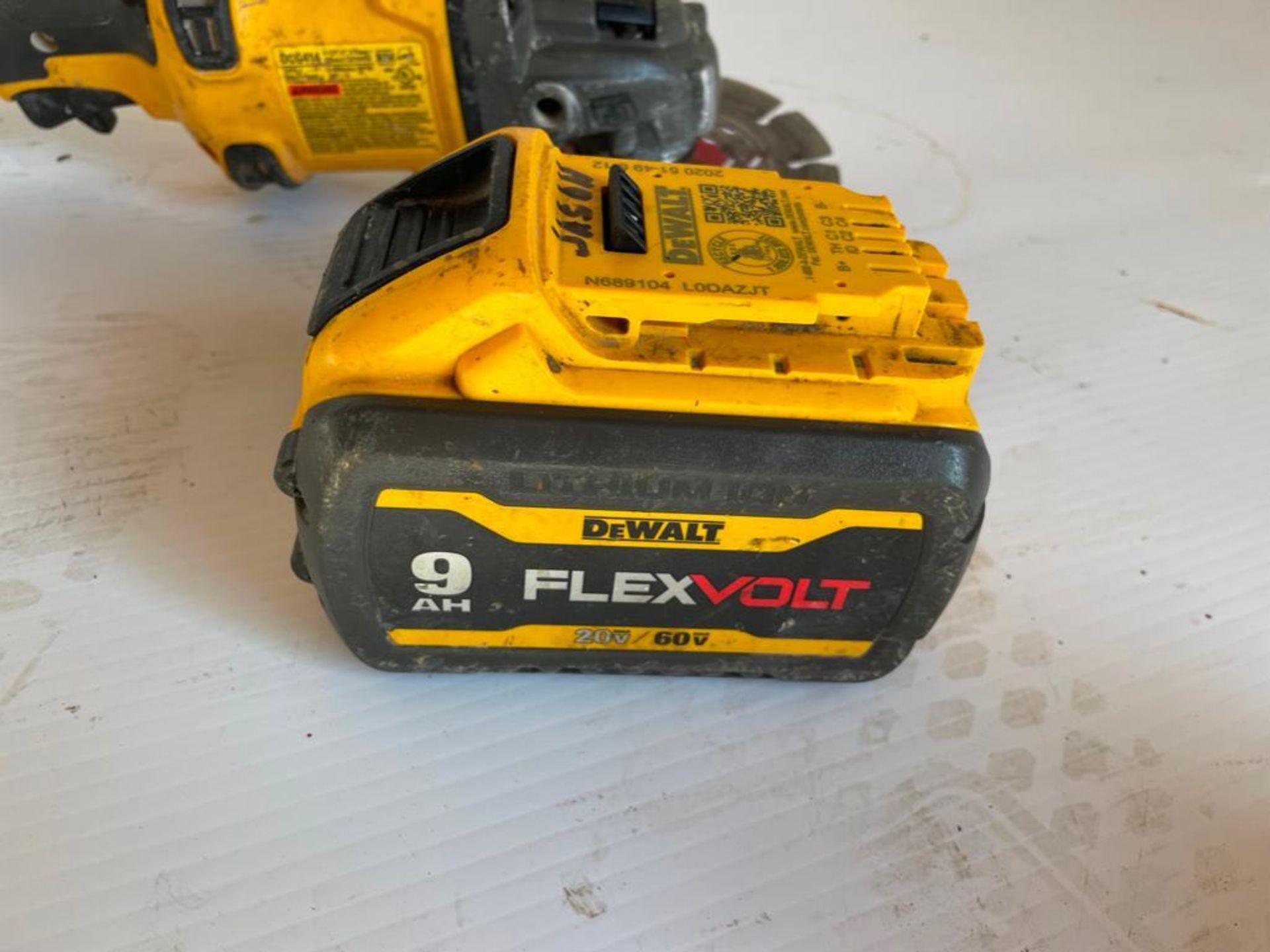 (3) Dewalt 20V Flex Volt Cordless Tools, XR Brushless Motor Hammer Drill, DCH273 SDS Brushless 1" Ha - Image 11 of 12