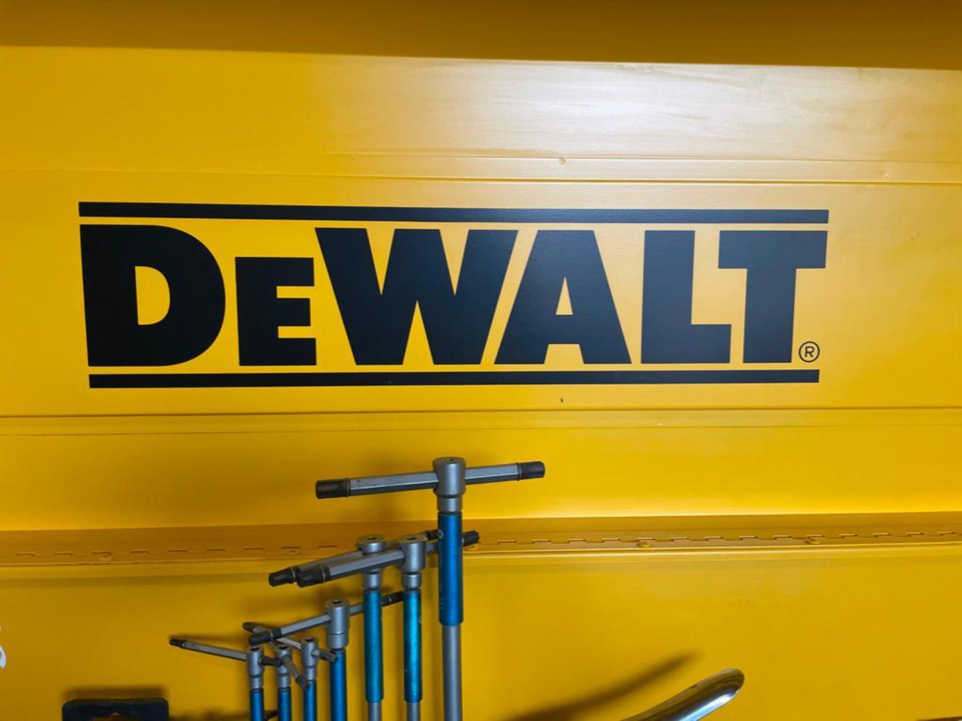 DeWalt Mechanics Tool Box with Contents, Wrenches, Sockets, Plyers, Pipe Wrench, Screwdrivers, etc. - Image 2 of 24