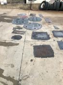 (9) Miscellaneous Concrete Stamps. Located in Hazelwood, MO