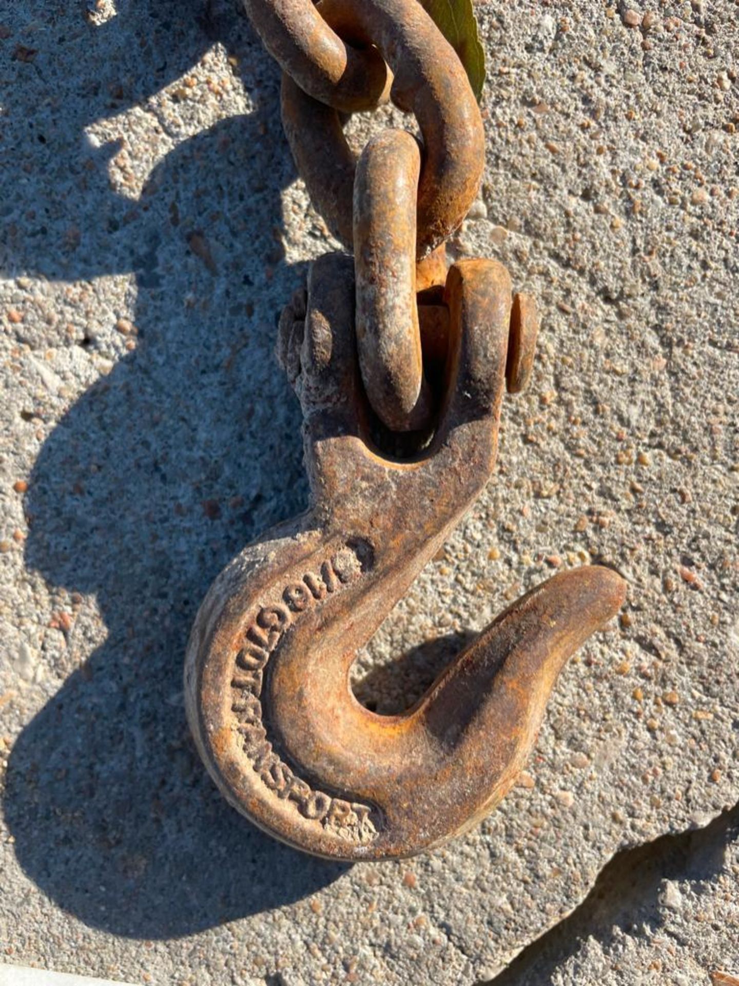 (5) Log Chains. (1) 16' with Clevis Hook, (2) 14' with Clevis Hook, (1) 9' with Clevis Hook & (1) 5' - Image 6 of 11