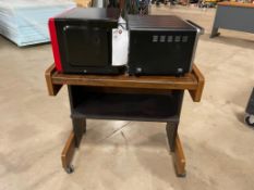Microwave, Cuisinart Toaster Oven & Stand. Located in Hazelwood, MO
