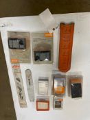 Miscellaneous Stihl Parts, Air Filter Kit, Chain Bar Cover, Guide Bar. Chains, Located in Hazelwood,