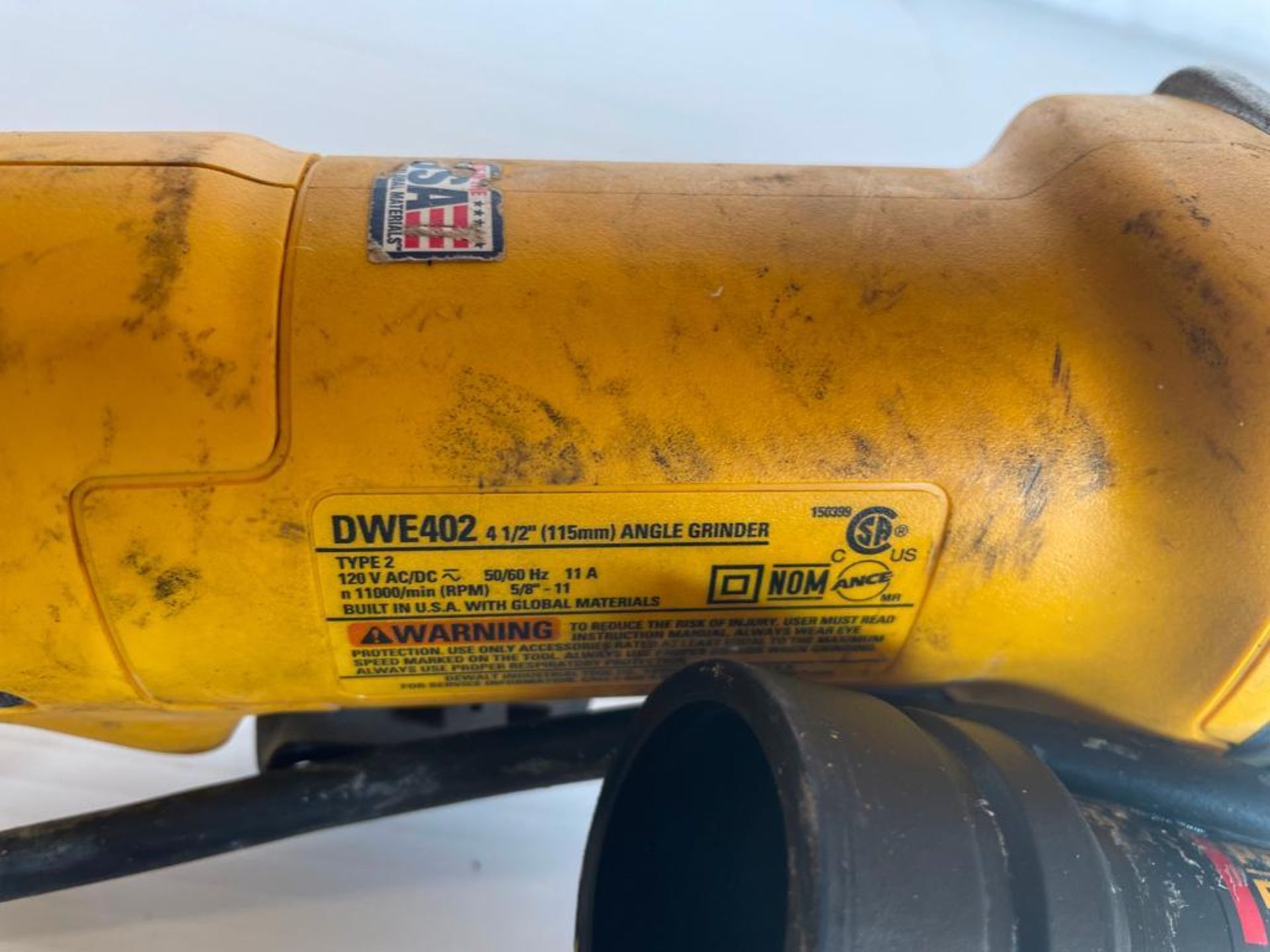 (2) DeWalt DWE402 Angle Grinder 4 1/2", 120V. Located in Hazelwood, MO - Image 4 of 8