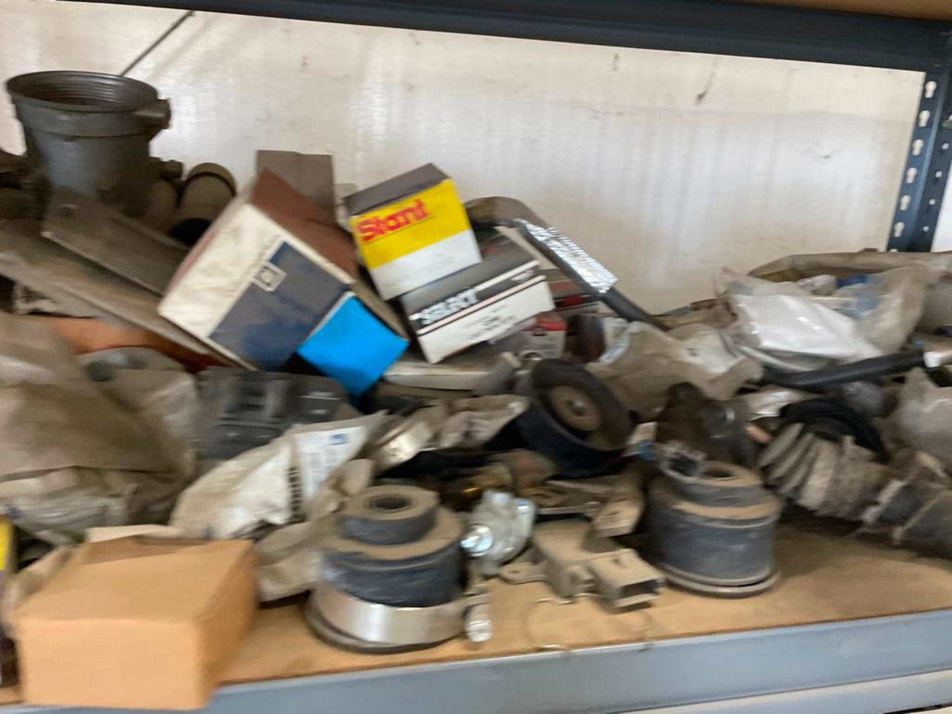 Miscellaneous Parts on Shelving Unit, Tail Lights, Connectors, Light Box Triple, Etc. Located in Ha - Image 13 of 13