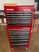 Craftsman Mechanic Tool Box with Contents, Sockets, Wrenches, Screwdrivers, Pipe Wrenches, Bits, etc