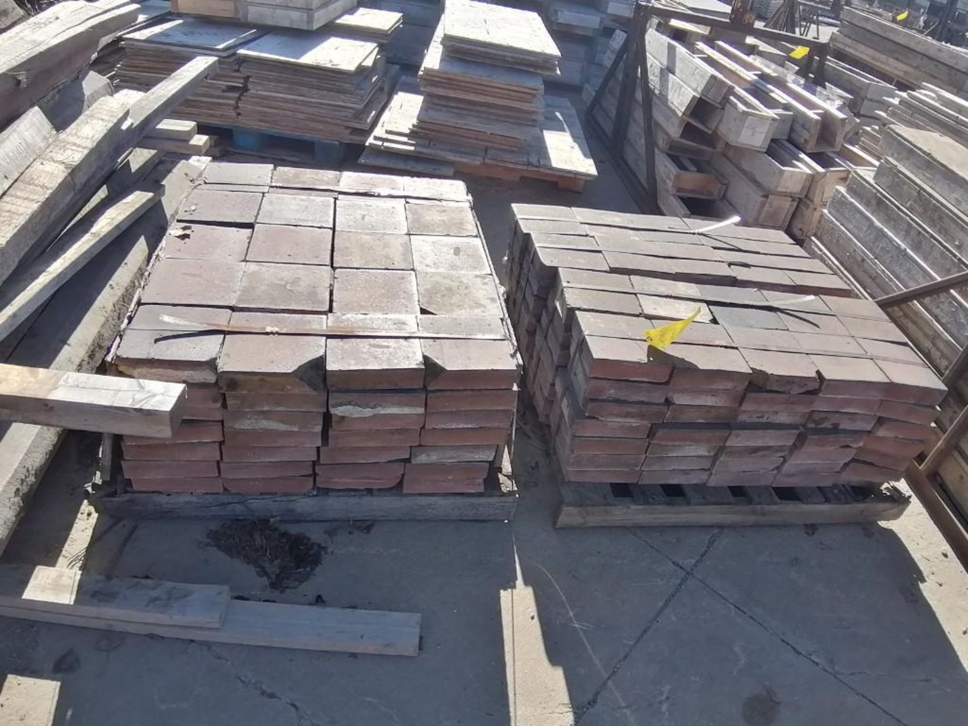 Lot of (2) Pallets with 280 total 8" x 8" Paving Bricks. Located in Hazelwood, MO.