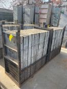 (36) 2' x 4' Symons Steel Ply Concrete Forms in Basket. Located in Hazelwood, MO