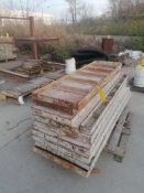 Pallet of 6' Symons Steel Ply Concrete Forms. Located in Hazelwood, MO
