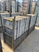 (36) 2' x 4' Symons Steel Ply Concrete Forms in Basket. Located in Hazelwood, MO