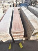 (10) 10" x 8' Symons Steel Ply Concrete Forms. Located in Hazelwood, MO