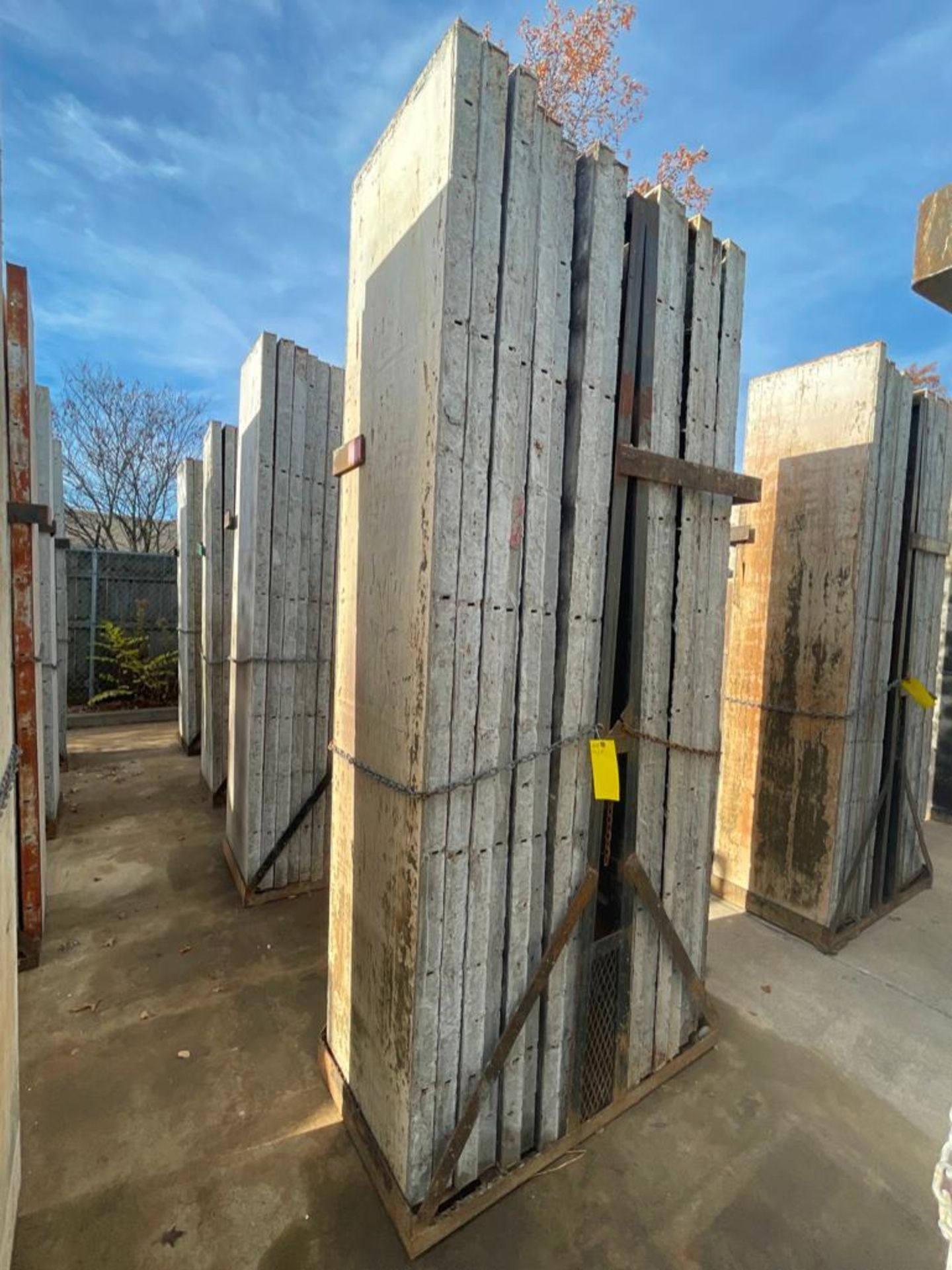 (16) 2' x 9' Symons Steel Ply Concrete Forms in Baskets with Bells. Located in Hazelwood. MO
