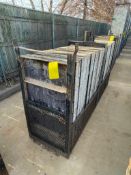 (36) 2' x 4' Symons Steel Ply Concrete Forms in Basket. Located in Hazelwood, MO
