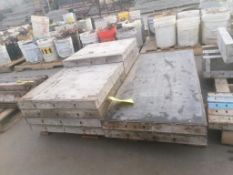 (11) Assorted Symons Steel Ply Concrete Forms. (9) 2' x 2' & (2) 22" x 4'  Symons Steel Ply Concrete